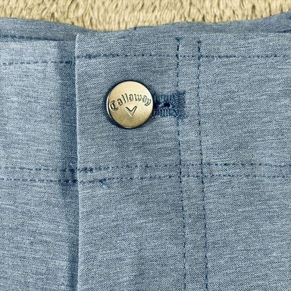 Callaway Performance Golf Shorts Mens 44 Blue Opti-Dri Stretch Media‎ Pocket NWT - Picture 2 of 16